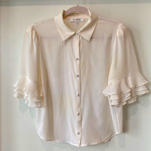 Frame Silk Blouse, Size S